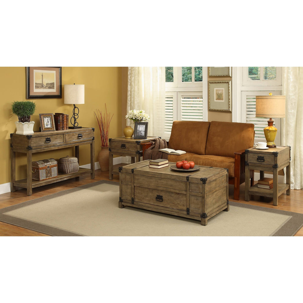 Carmel One Drawer Chairside Table V31350