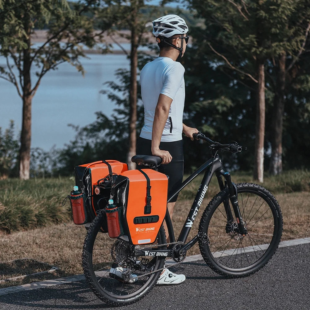 Expandable Waterproof Bike Rear Storage Bag K44496