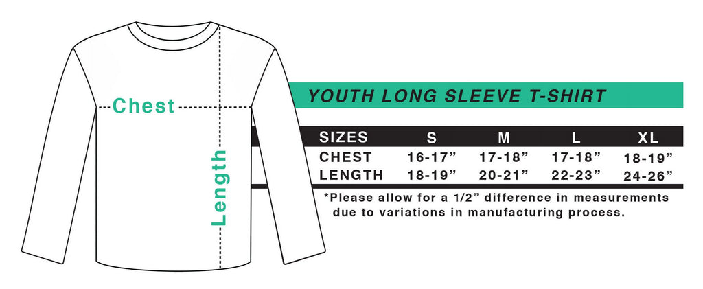 Retro Long Sleeve Youth T-Shirt N481
