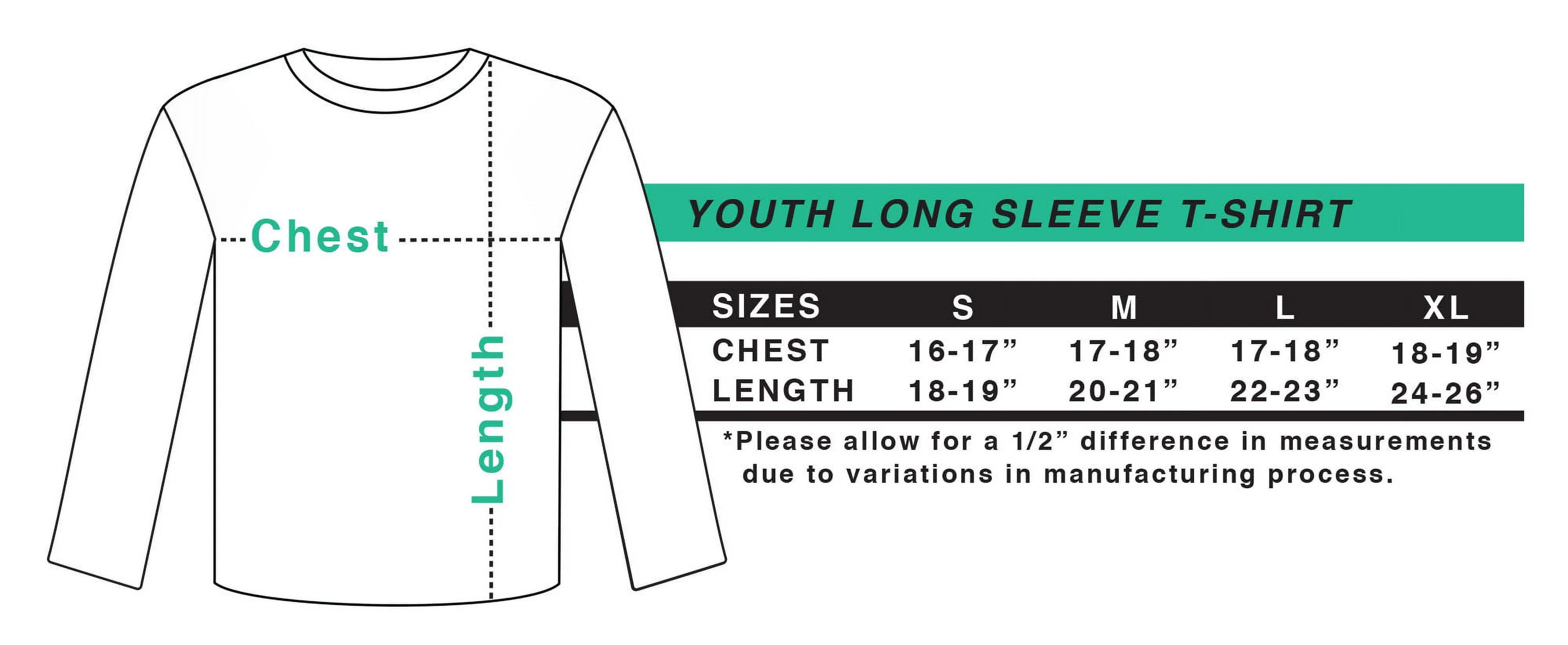 Retro Long Sleeve Youth T-Shirt N481