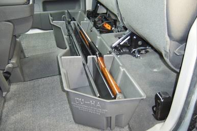 Under Seat Storage Case Black E668
