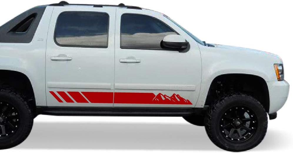 Black Vinyl Decal Sticker Pack of 2 W157361
