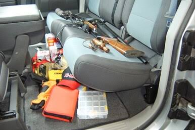 Under Seat Storage Case Black E668