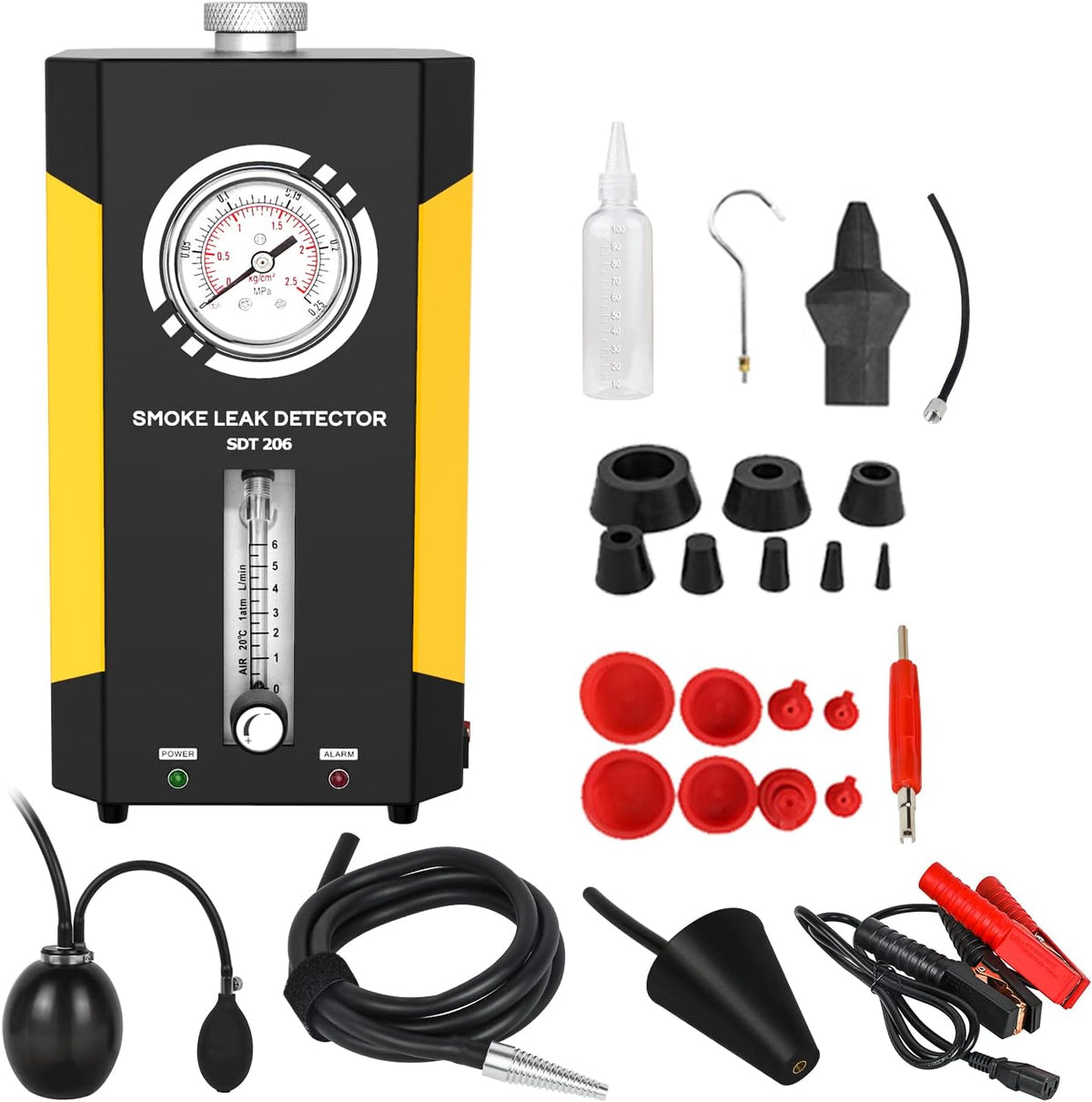 Automotive Smoke Machine Leak Detector EVAP 12V Car Pipe System Smoke Tester with Adjustable Flow Meter K286679