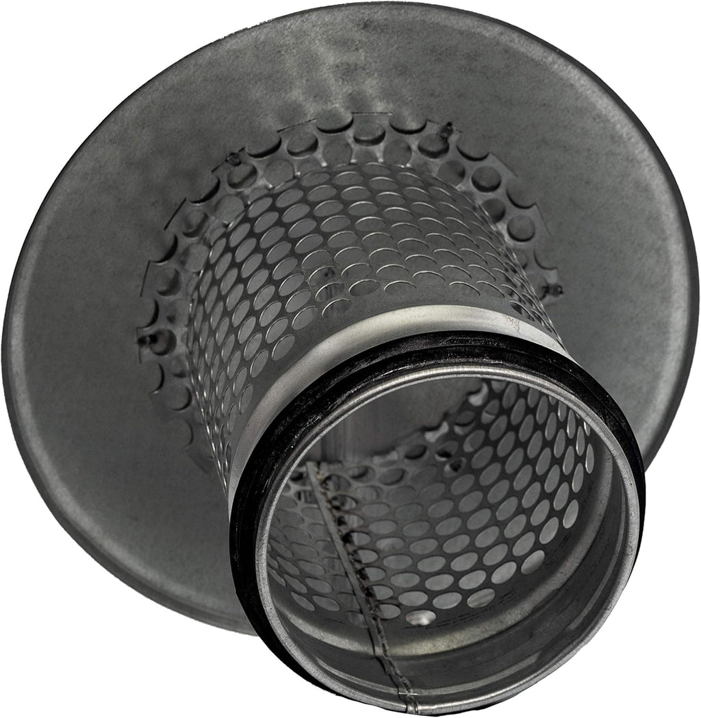 4 inch Round Galvanized Metal Roof Cap Vent Cover Pack of 2 V107