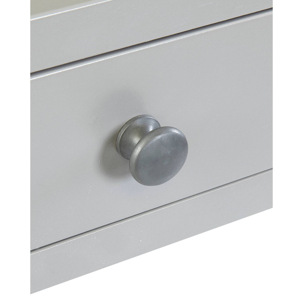 Gray Console Table with Storage A45744