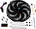16inch 12V 3000 CFM Reversible Radiator Electric Cooling Fan with Mounting Kit Pack of 2 Q283