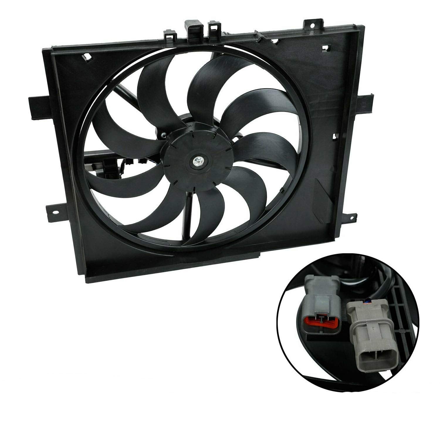 Radiator Condenser AC Cooling Fan Assembly H20569