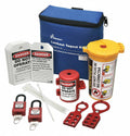 Lockout/Tagout Kit, Blue Tool Box T2160