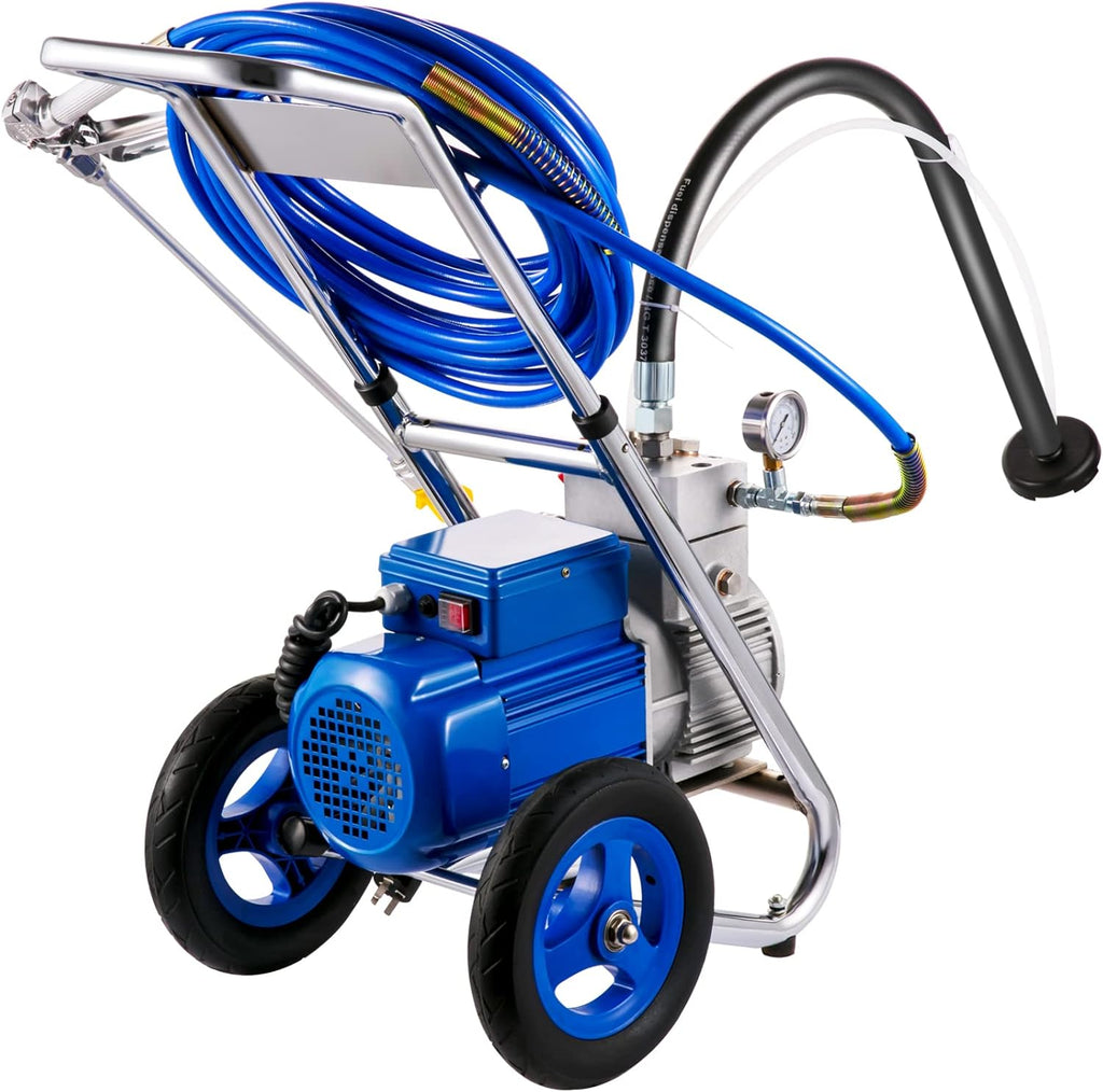 Airless Paint Sprayer, 1500W Cart, 1GPM 50FT Hose, 621 Tip, 6in Extension Bar J355