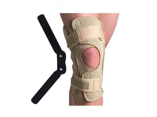 Beige 5X Large Hinged Knee Wrap K4041