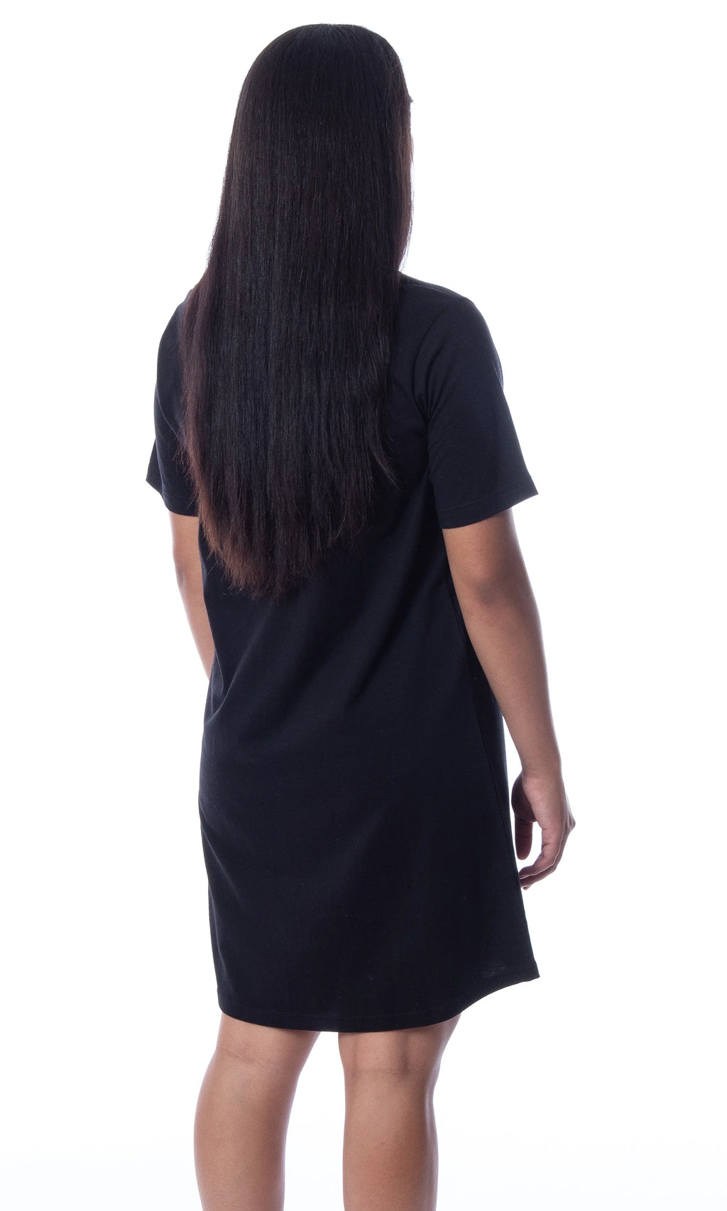Skull Map Nightgown Sleep Pajama Shirt X939115