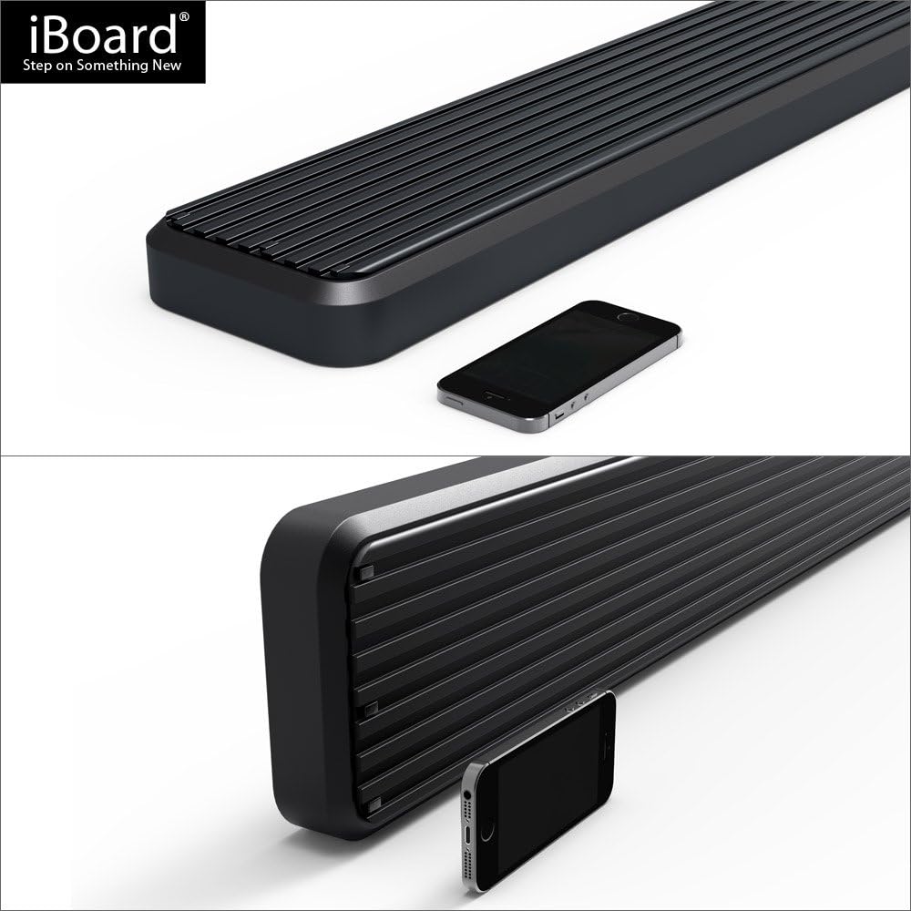 6in Black Running Boards K639058