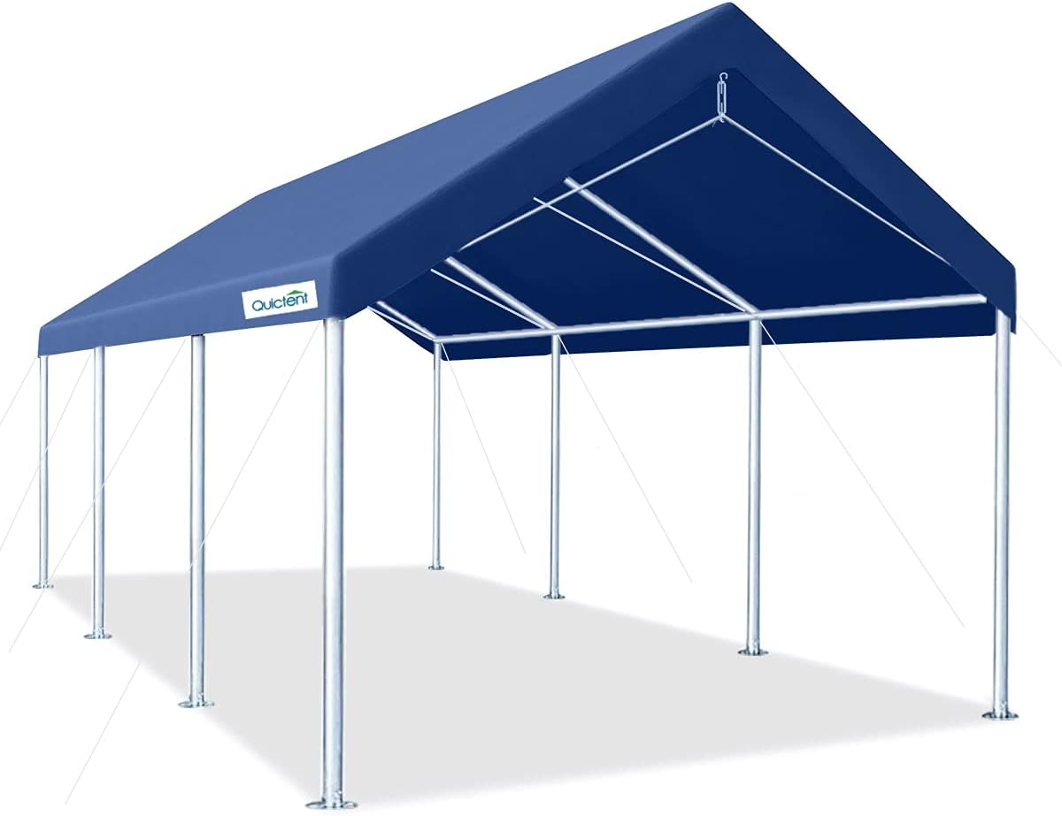 10’x20’ Heavy Duty Galvanized Carport Car Canopy Shelter G4502