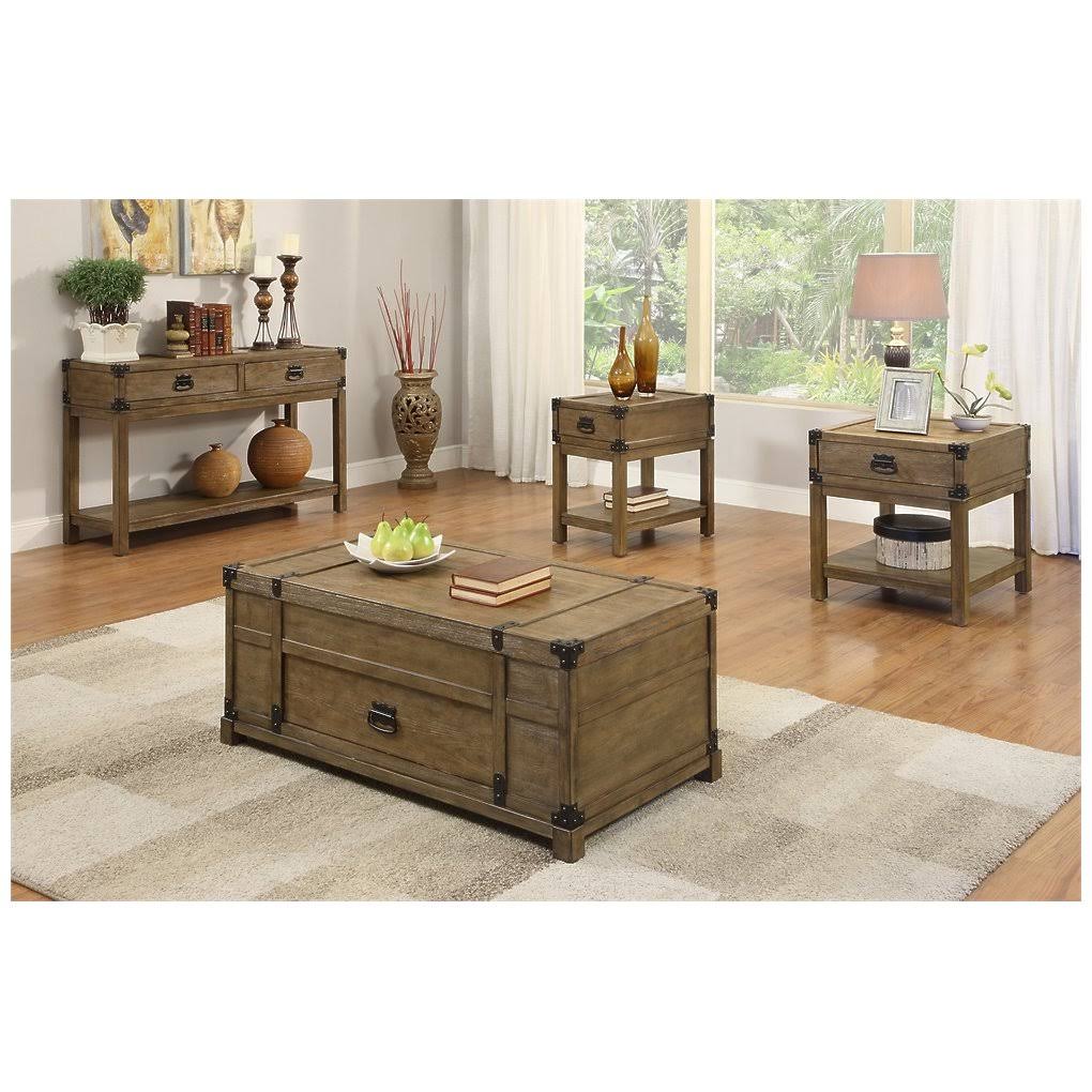 Carmel One Drawer Chairside Table V31350