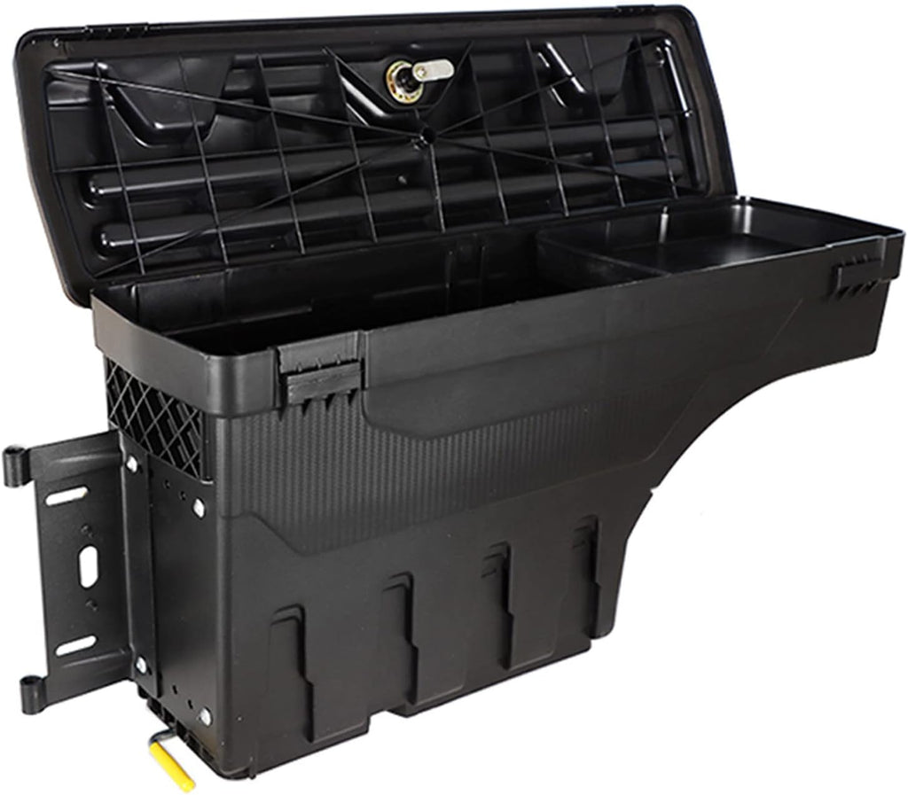 Driver Side Truck Bed Wheel Well Storage Case Tool Box with Lock B739