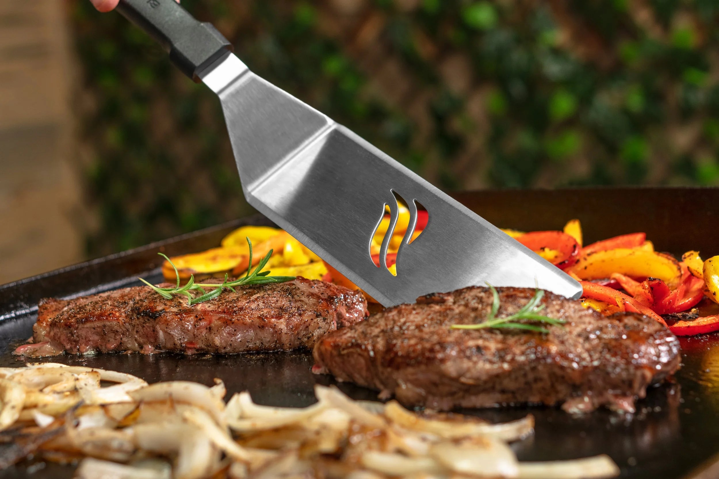 6-Piece Stainless Steel Outdoor Griddle Cooking Set B6225