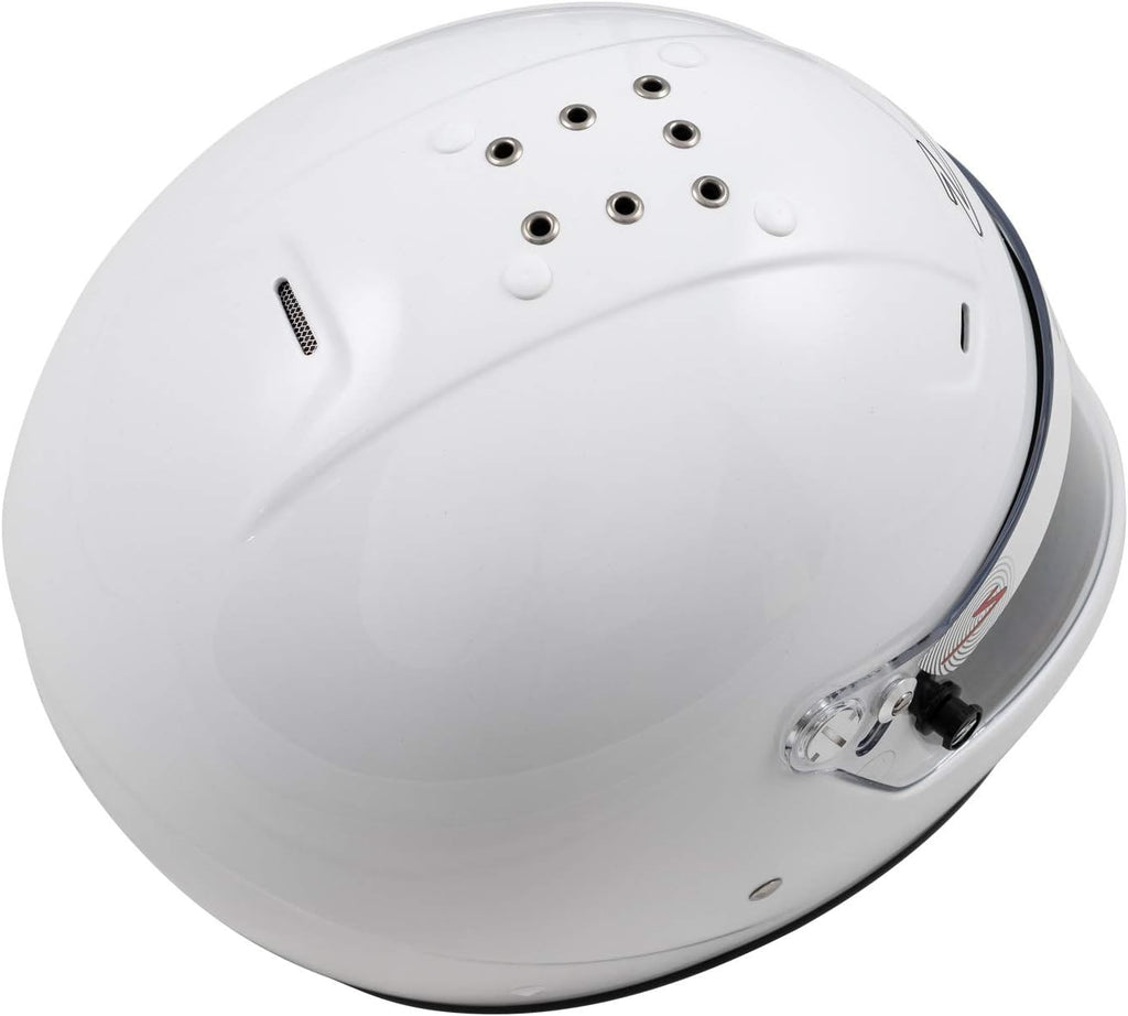 White Large SNELL SA2020 Helmet F74783