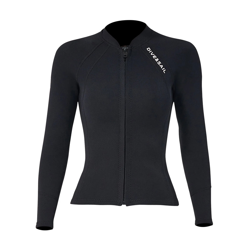 Front Zipper Wetsuit Jacket 2mm Neoprene Long Sleeves S44066