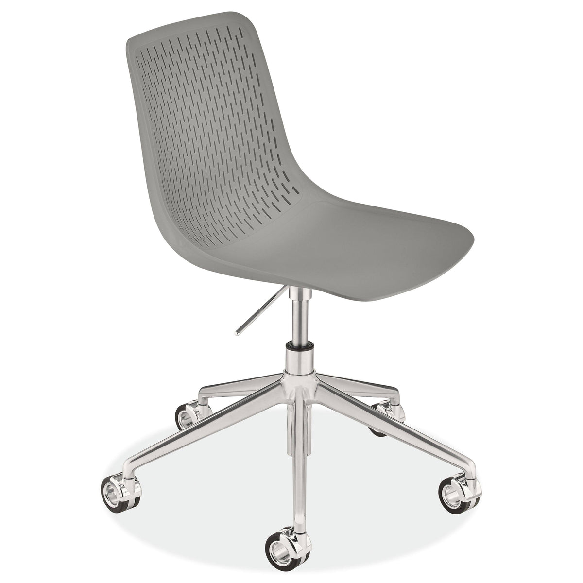 Grey Mini Swivel Office Chair U2722