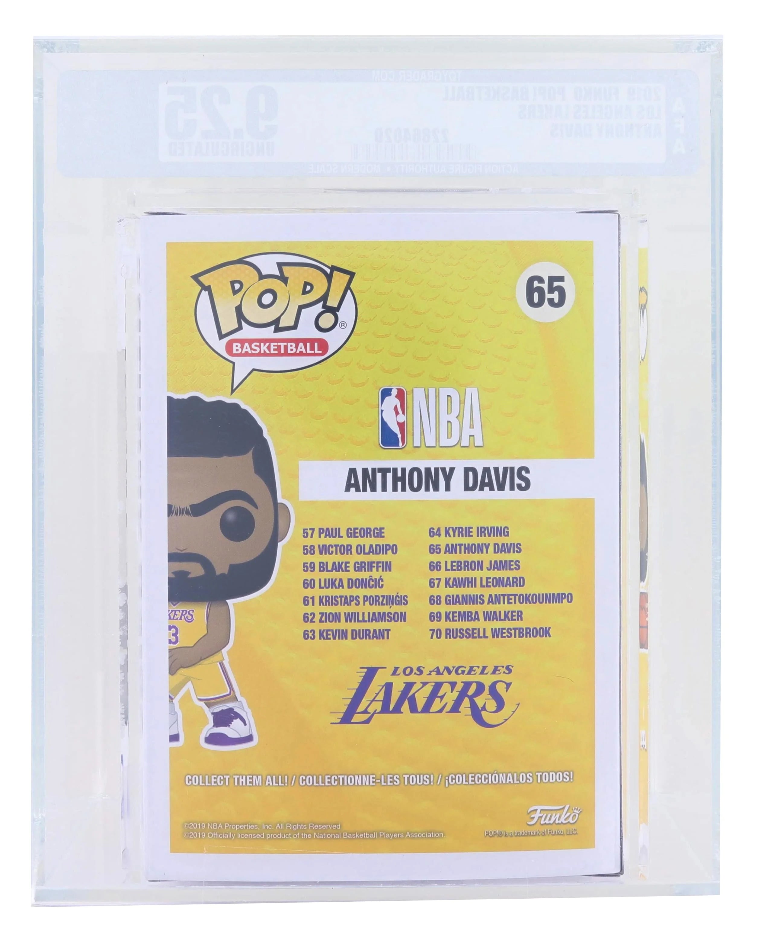 Anthony Davis Graded AFA 9.25 Funko POP R276