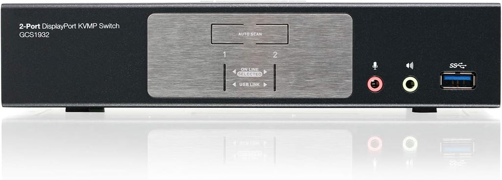 2-Port DisplayPort KVMP with Wireless Keyboard and Mouse L814