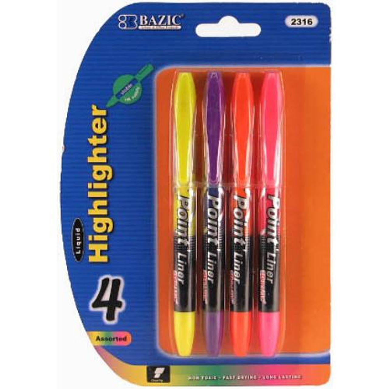 4pc Pen Style Liquid Highlighter V774