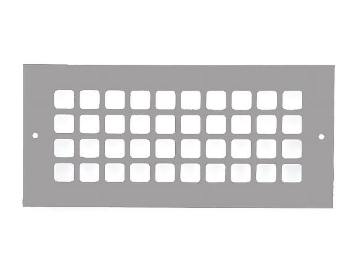 Grey 4" X 10" Floor Grille R45791