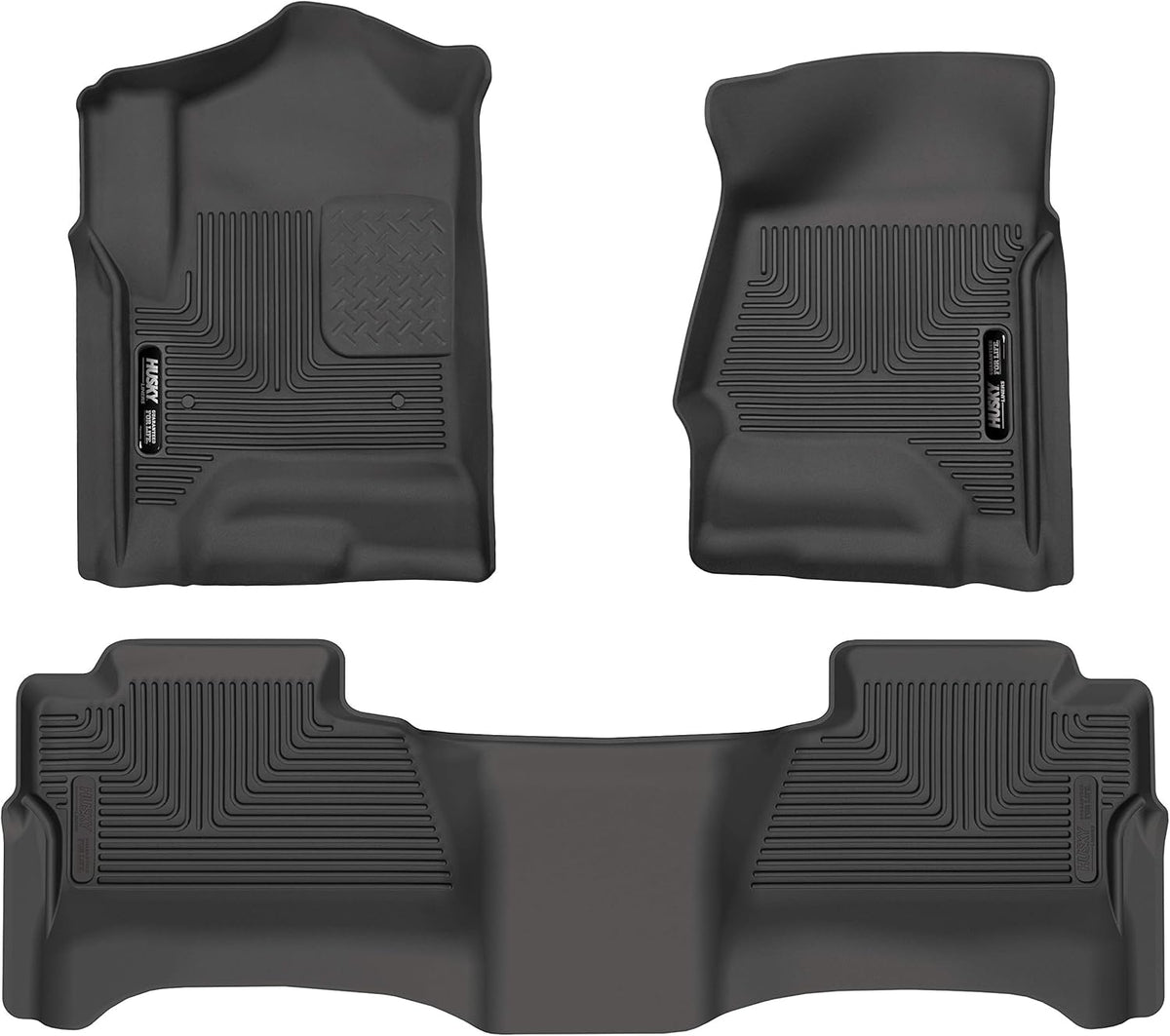 Black Front & 2nd Seat Floor Liners 3 Pcs J44691