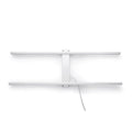 2 Light 43-11/16 inch Wide Integrated LED Troffer Retrofit Kit - White X4553