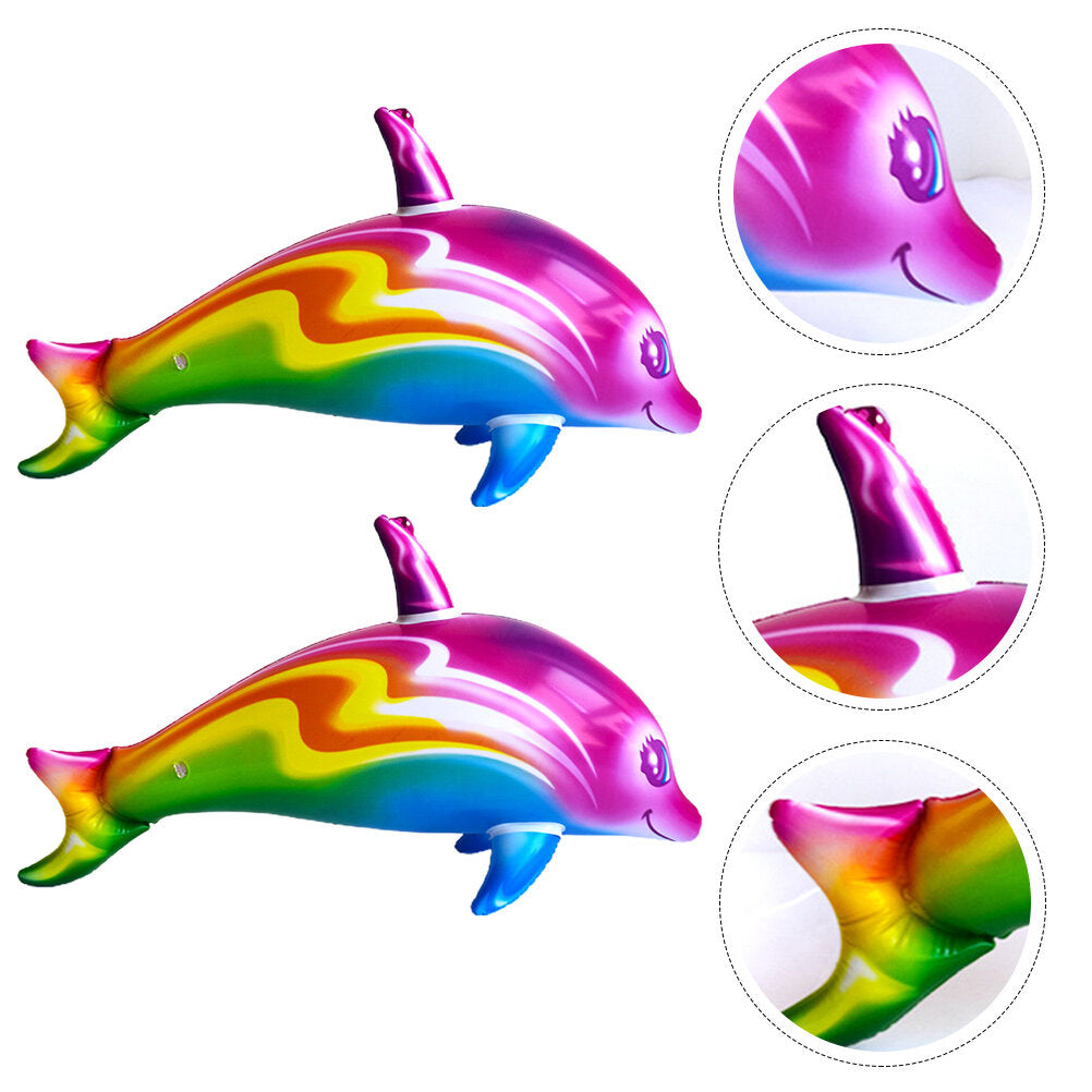 2pcs Inflatable Dolphin Toys R455233