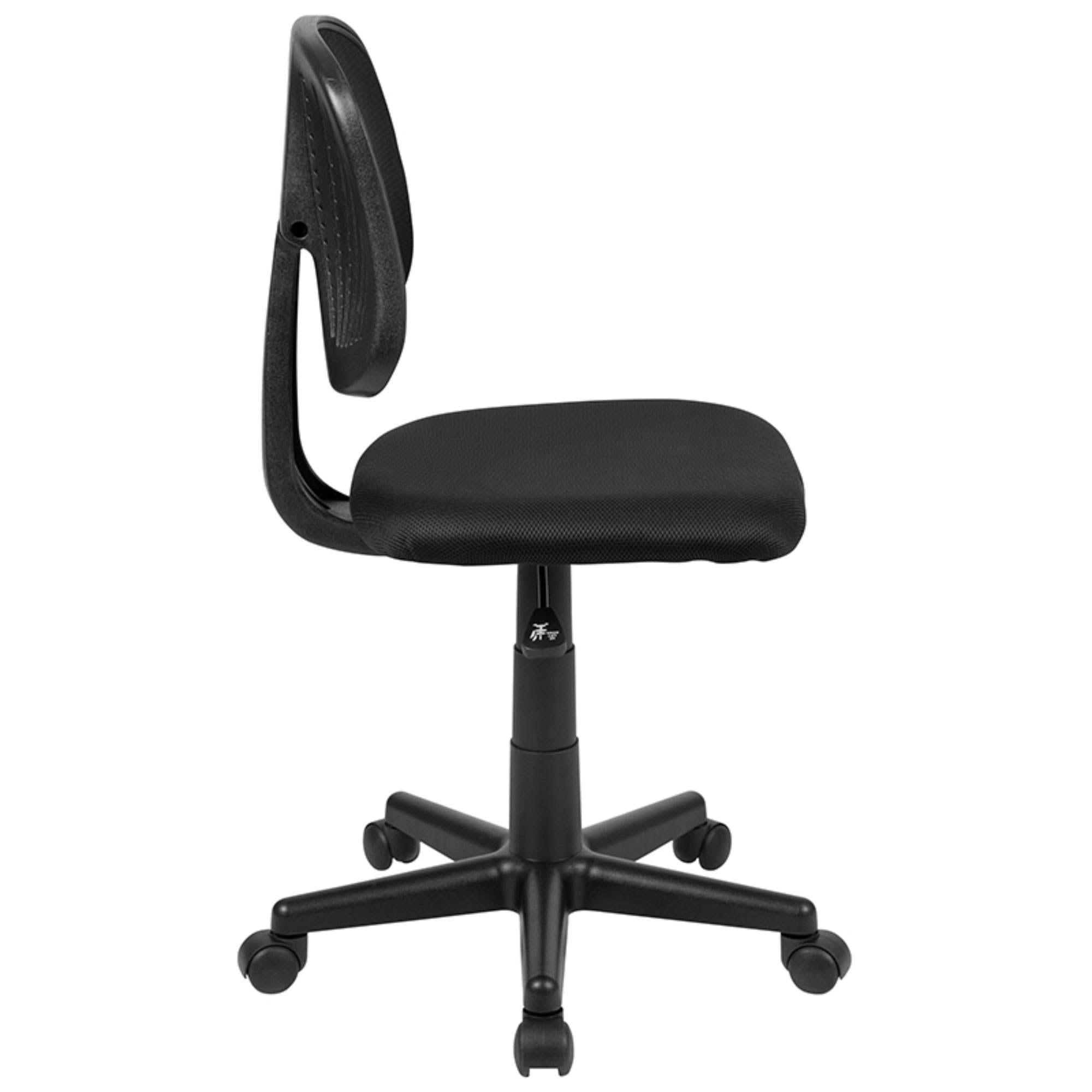 Black Mid-Back Mesh Swivel Task Office Chair X58127