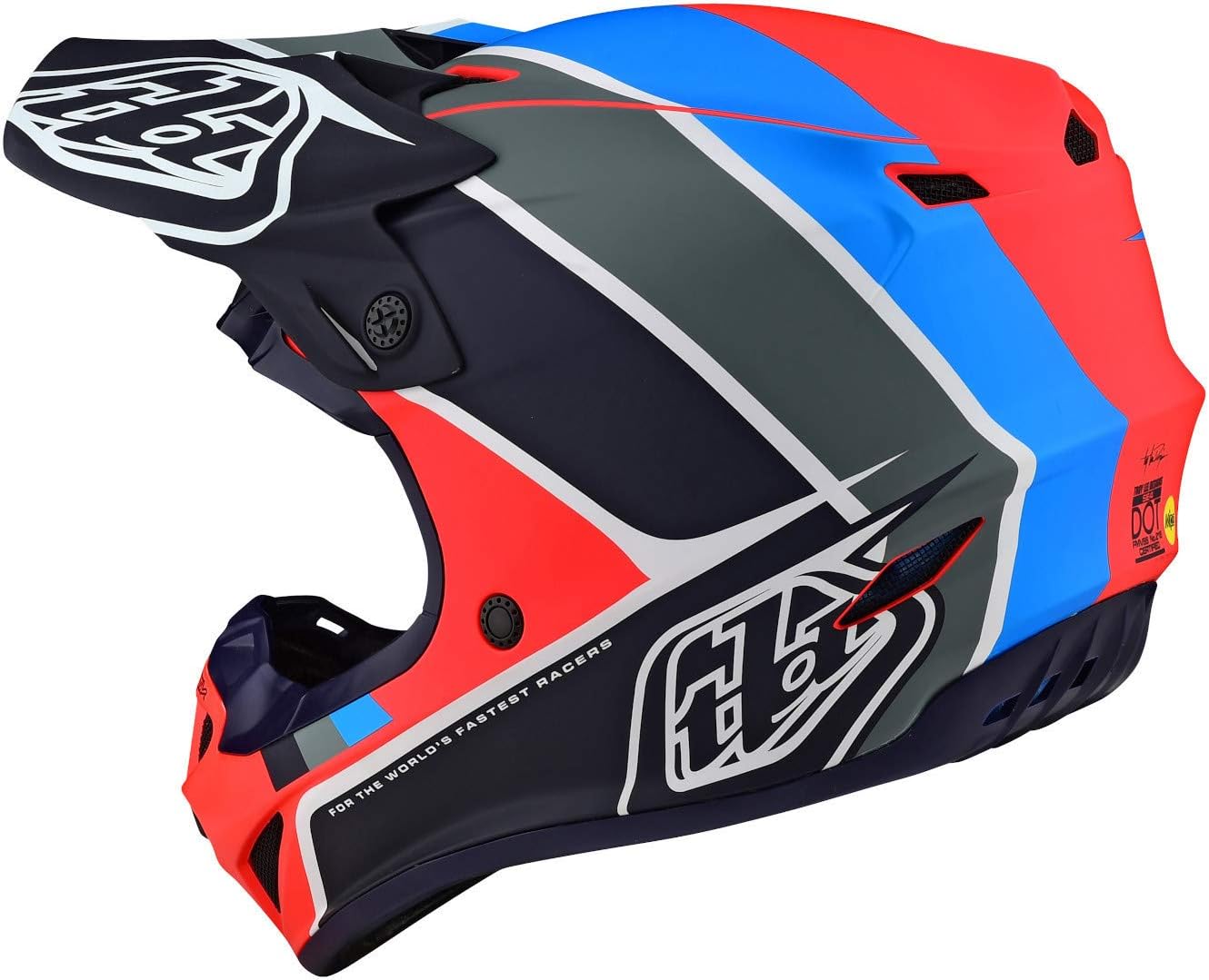 Orange/Navy Youth Helmet with MIPS Y884252