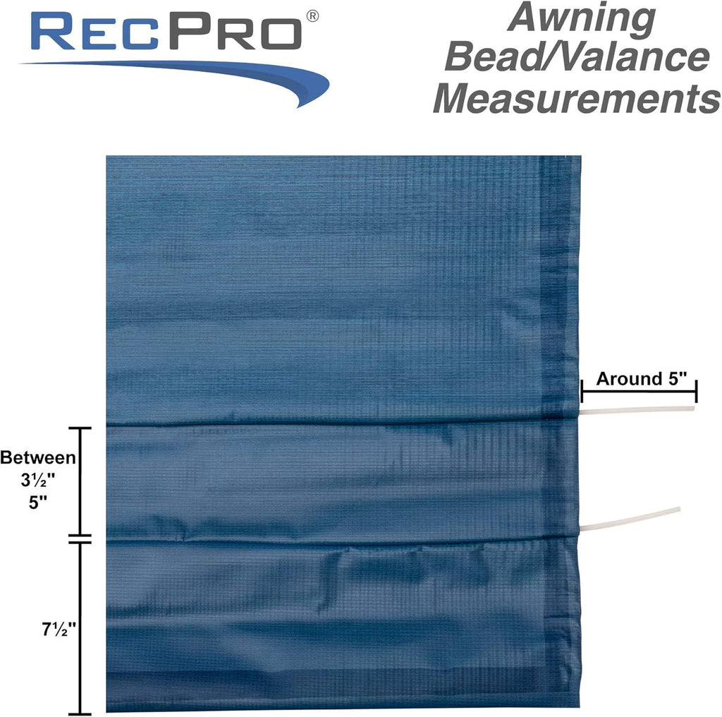 Gray Heat Sealed RV Awning Fabric Replacement 22 Foot Y609