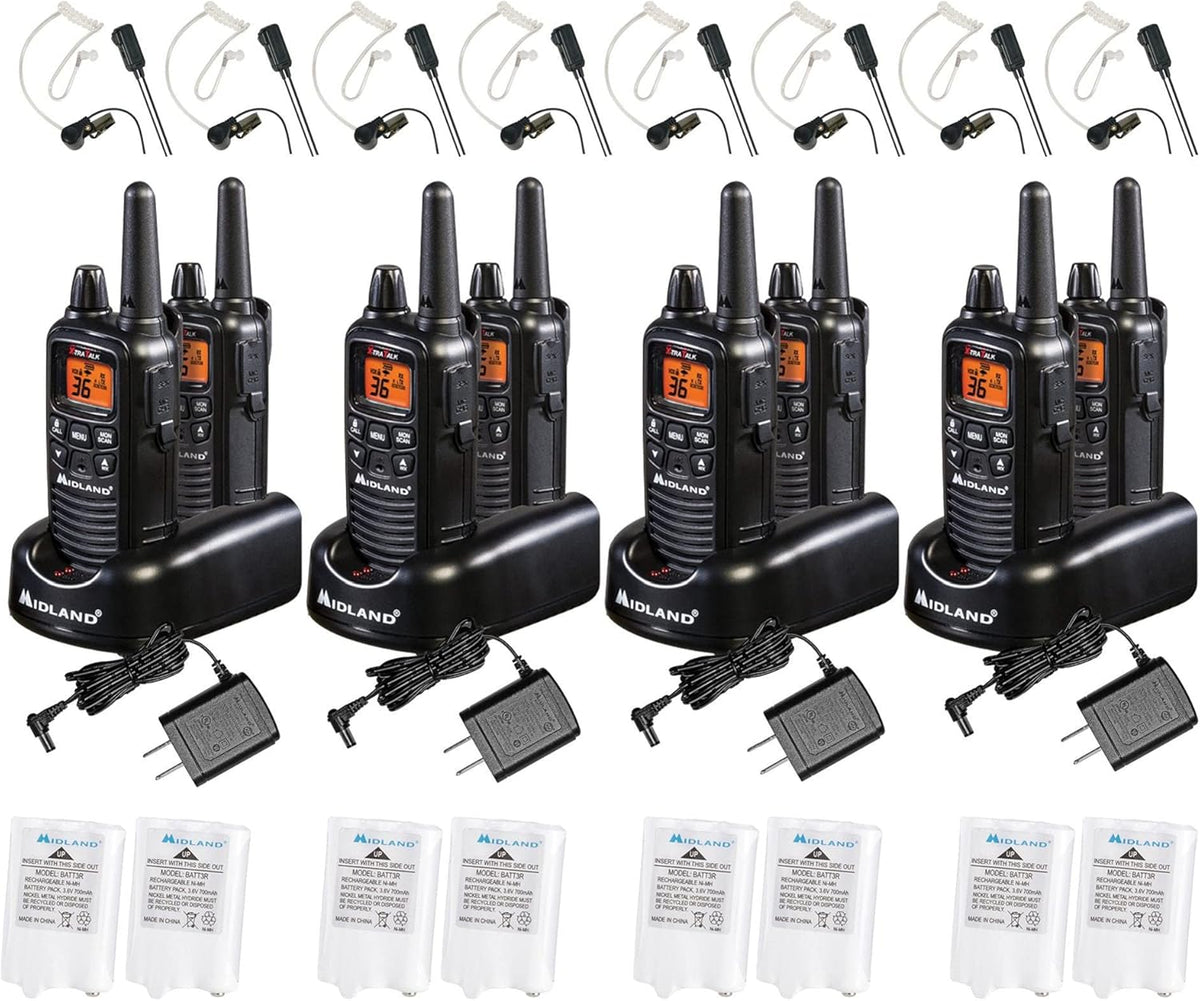 36 Channel FRS Two-Way Radio Pair Pack Yellow Black F6350