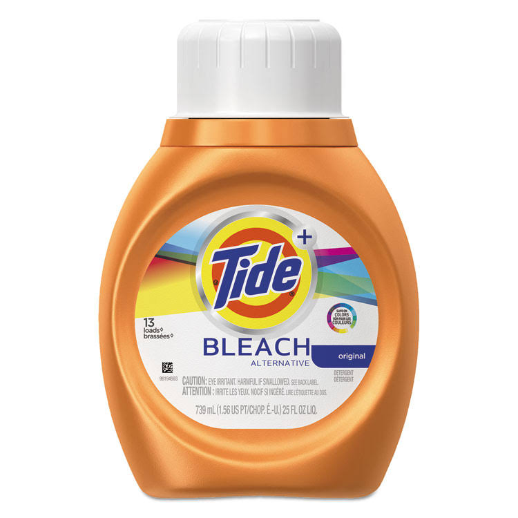 Tide Laundry Detergent Plus Bleach Alternative Original 25oz Bottle 6/Carton W541