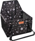 Pet Car Booster Seat Travel Carrier Cage, Oxford Folding Soft Washable Travel Bags K525