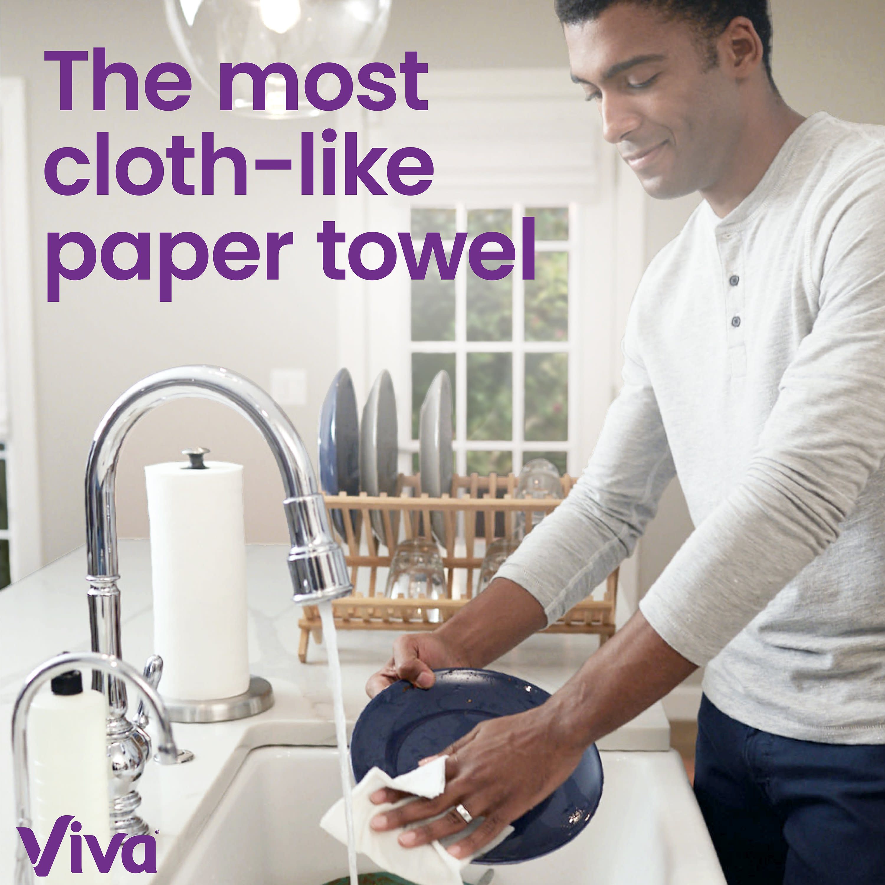 16 Double Rolls Cloth Paper Towels H570