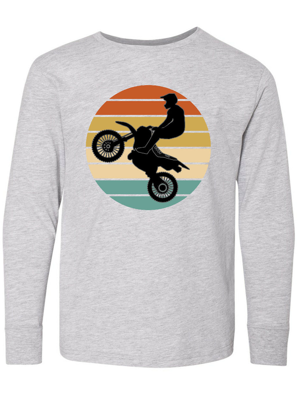 Retro Long Sleeve Youth T-Shirt N481