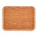14 x 18 Light Elm Rectangular Serving Trays Q44163