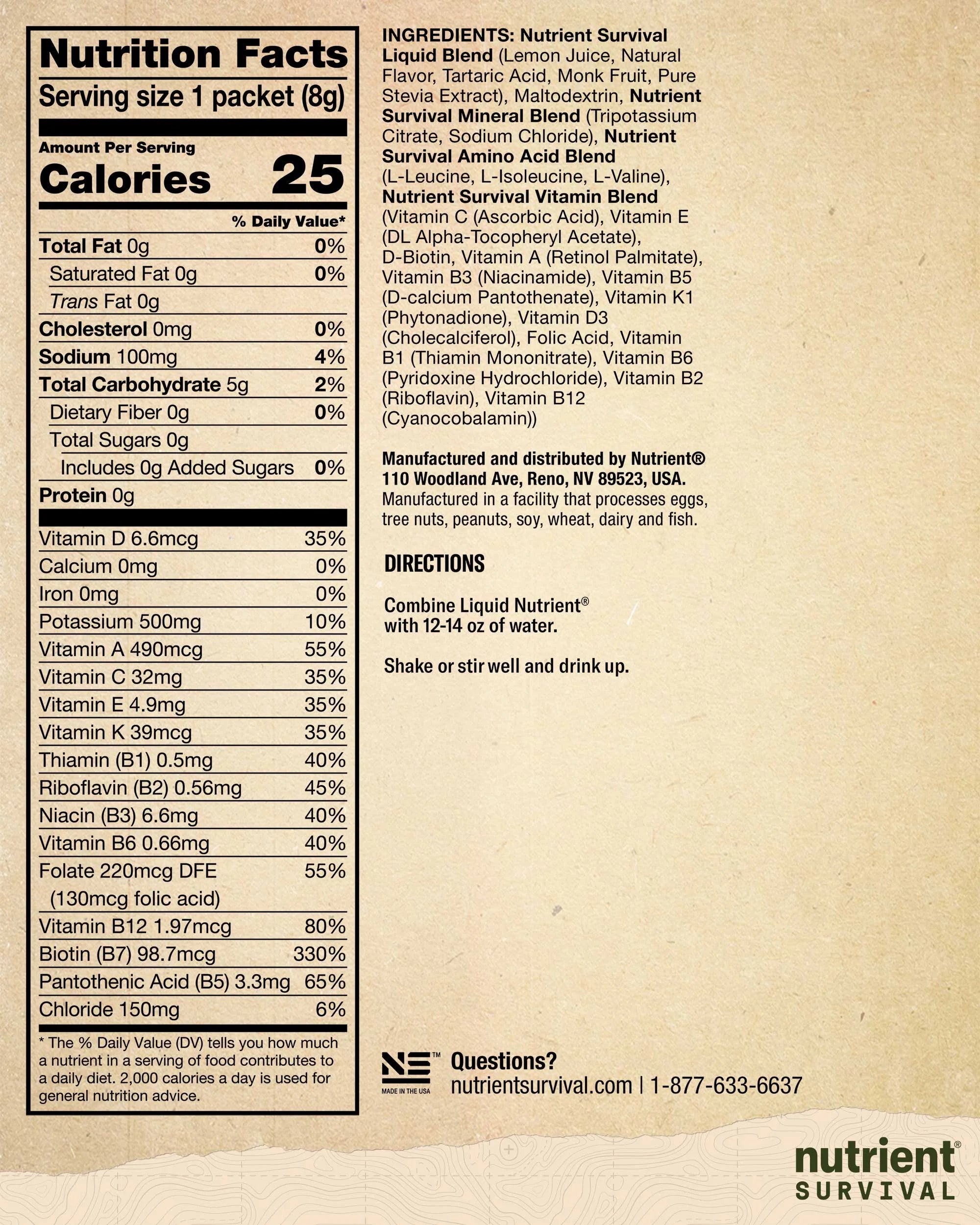Lemon Lime Electrolytes Powder Packets, 30 Servings O626