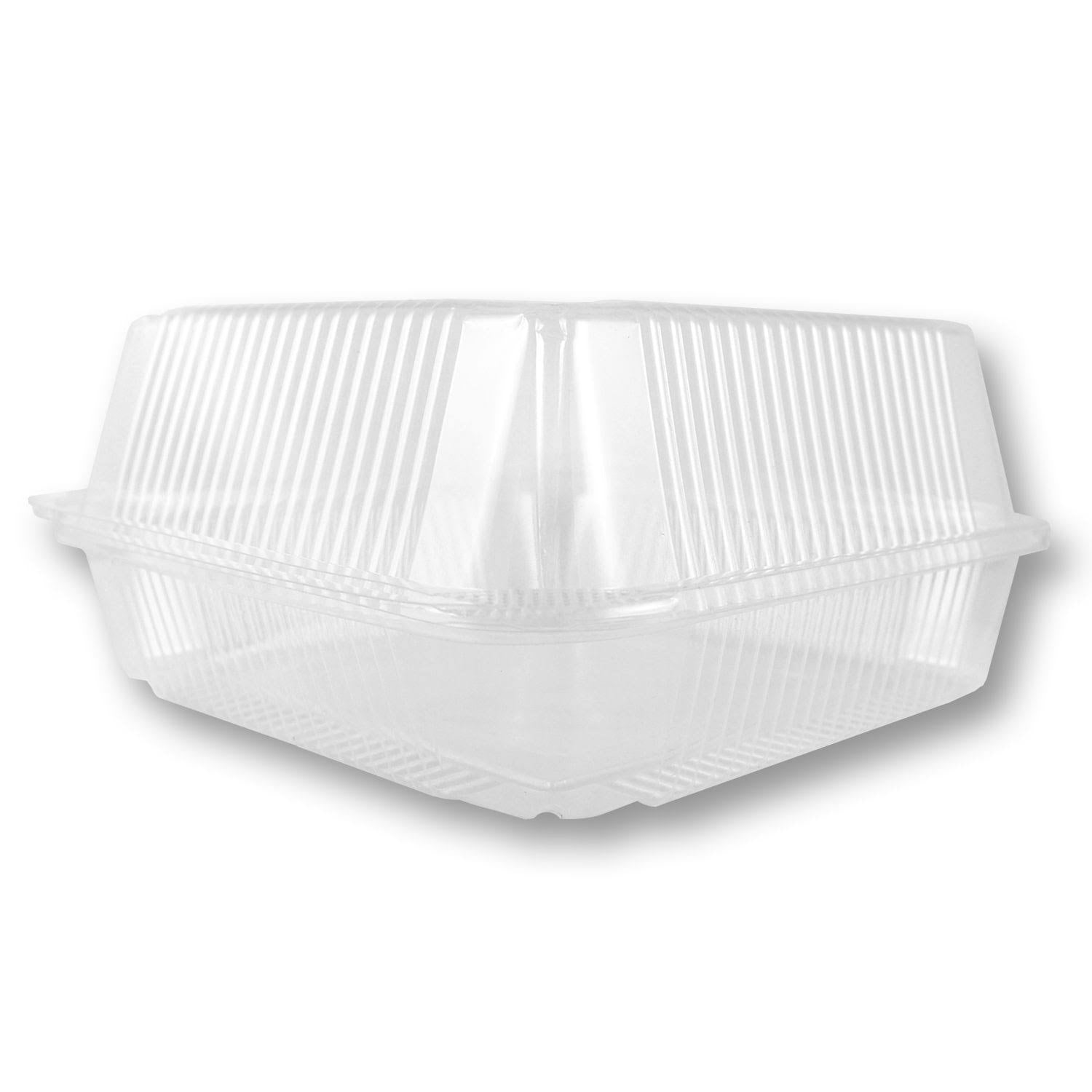 Clear Hinged Clamshell Take Out, 8 x 8 x 3 inch, 250 per Case B3096