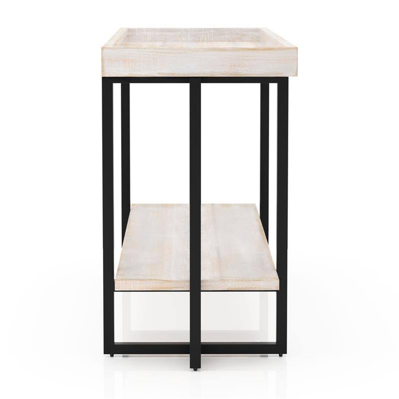 Antique White Wood Console Table H89218