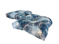 Indigo Blue Outdoor Seat Cushion Set of 2 J430290