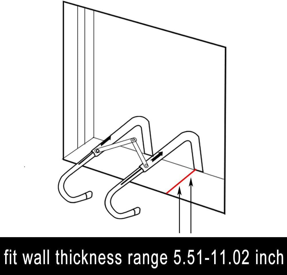 15 Foot 2 Story Emergency Escape Ladder with Wide Steps Z493