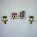 Set of 3 Farmhouse Industrial Wall Shelf T81806