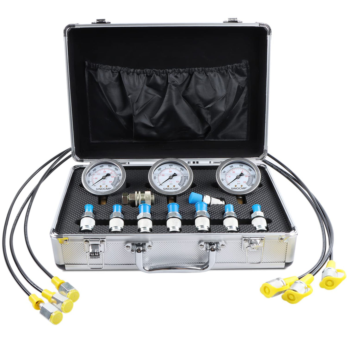 Hydraulic Pressure Test Kit with Pressure Gauge J163556