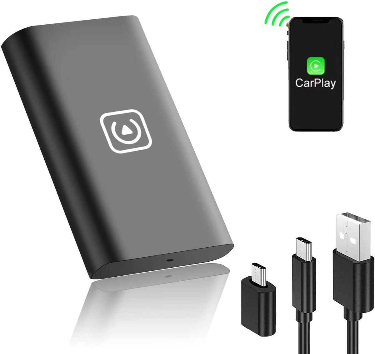 Wireless Android Auto Adapter with Navigation USB Playback J845418