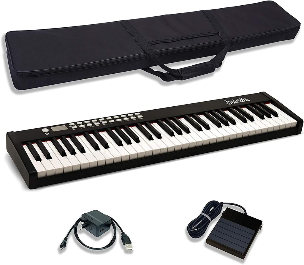 88-Key Portable Piano Keyboard with Semi-Weighted Keys Y9831