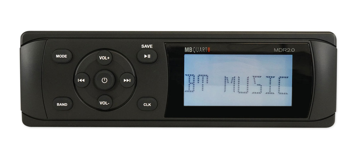Marine Bluetooth Receiver with 4 Black 6.5" LED Tower Speakers P6279